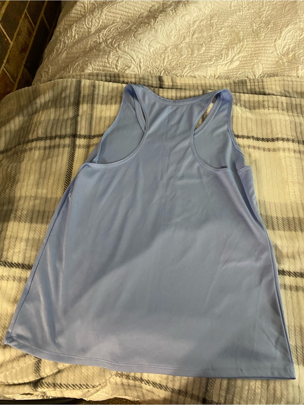 Light Periwinkle Racerback Tank Top - Picture 2 of 2